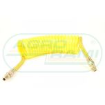 Przewód spiralny PUR M16 /żółty/