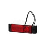 Lampa zespolona obrysowa tylna, 12V-24V + przewody 21cm LgY-S 0,75mm2, diody