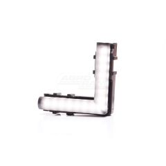 Lampa pozycyjna przednia W280/56x56 BLACK 12-24V