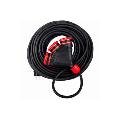 Przedłużacz gumowy HI-TEK 3 gniazda 3x2,5mm-20mb IP54