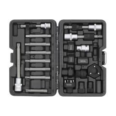 Kompletny zestaw kluczy do alternatora ze sprzęgłem – 22 elementy