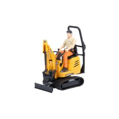 Minikoparka z figurką JCB