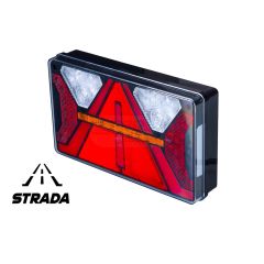 Lampa zespolona tylna diodowa z trójkątem odblaskowym 7 funkcyjna lewa