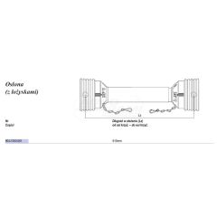 Osłona  kmpl.do 610mm