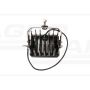 Lampa robocza LEDF 133x107-60 7000 lm.12/24V
