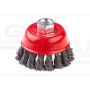 Szczotka doczołowa z nakrętką M14 Schmith 60mm