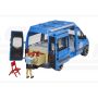 MB Sprinter Camper niebieski z figurką i z akcesoriami BR02684 BRUDER