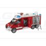 MB Sprinter Straż Pożarna z armatką wodną, moduł świetlno dźwiękowy BR02680 BRUDER