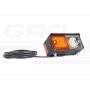 Lampa zespolona przednia lewa, 12V-24V + przewody 185cm YLY-S 4x0,75mm2, diody