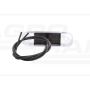 Lampa obrysowa przednia, jednofunkcyjna, 12V-24V + przewody 22cm LgY-S 0,75mm2, diody