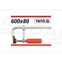 Ścisk stolarski kuty YATO 600x80 mm