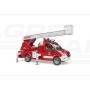 Mercedes Sprinter wóz strażacki z modułem świetlno-dźwiękowym Bruder 02673 BR-02673 BRUDER