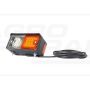 Lampa zespolona przednia prawa, 12V-24V+ przewody 185cm YLY-S 4x0,75mm2, diody