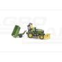 Traktorek kosiarka John Deere z akcesoriami Bruder 62104 BR62104 BRUDER