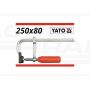 Ścisk stolarski kuty YATO 250x80 mm