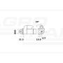 ROZRUSZNIK 62/930-262 930-272 ISKRA / MAHLE / LETRIKA 12V, 3.2 Kw Manitou