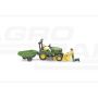 Traktorek kosiarka John Deere z akcesoriami Bruder 62104 BR62104 BRUDER