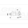 ROZRUSZNIK 62/930-16  12V - 2,8 kW ISKRA / MAHLE / LETRIKA