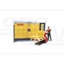Sklep bworld DHL z ręcznym wózkiem widłowym i figurką Bruder 62251 BR-62251 BRUDER
