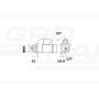 ROZRUSZNIK Z REDUKTOREM 62/930-217  24v 4.0 3x127 10 245 V ISKRA / MAHLE / LETRIKA