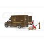 Mercedes Sprinter UPS kurier z paleciakiem Bruder 02678 BR-02678 BRUDER