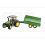 Traktor John Deere 5115M z przyczepą wywrotem Bruder 02108 BR02108 BRUDER