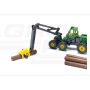 Traktor leśny Harvester John Deere SIKU S1652