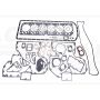 Zestaw uszczelek silnika John Deere 6.8L Powertech KMG RE526965