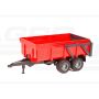 Przyczepa wywrotka dwuosiowa czerwona Bruder 02211 BR02211 BRUDER