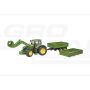 Traktor John Deere 7R 350 z ładowaczem czołowym i przyczepą Bruder 03155 BR-03155 BRUDER