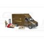 Mercedes Sprinter UPS kurier z paleciakiem Bruder 02678 BR-02678 BRUDER