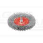 Szczotka tarczowa FI z trzpieniem drut nierdzewny YATO 100 mm