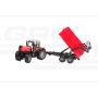 Traktor Massey Ferguson 7480 z przyczepą wywrotką Bruder 02045 BR02045 BRUDER