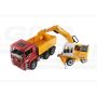 Ciężarówka wywrotka MAN TGA z koparką Liebherr Bruder 02751 BR02751 BRUDER